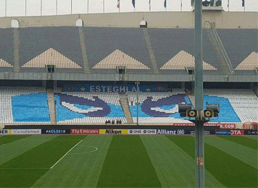 طرح چشم عقاب در استادیوم برای باشگاه استقلال